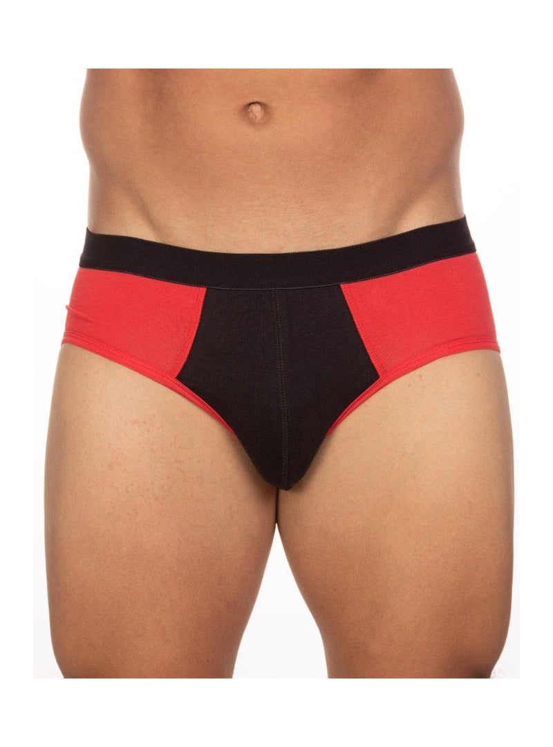 UNDERGEAR BASIX STAN TWO TONE BRIEF